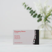 Liefde ruggen visitekaartje afsprakenkaartje (Staand voorkant)