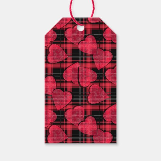 Liefde ruit cadeaulabel (Voorkant)