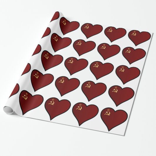Liefde Rusland Cadeaupapier (Uitgerold)