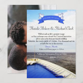 Liefde | Ruwschip bestemming huwelijk Kaart (Voorkant / Achterkant)