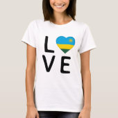 Liefde - Rwanda-vlag T-shirt (Voorkant)