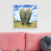 Liefde Saguaro Canvas (Insitu (Woonkamer))