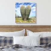 Liefde Saguaro Canvas (Insitu (Slaapkamer))