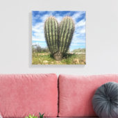 Liefde Saguaro Canvas (Insitu (Woonkamer))