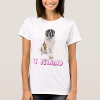 Liefde Saint Bernard Puppy Hond T-Shirt