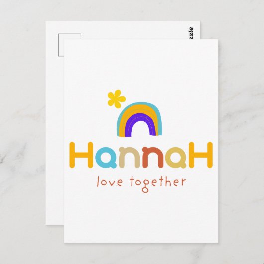 Liefde samen briefkaart (Voorkant / Achterkant)