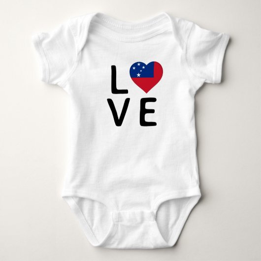 Liefde - Samoa Flag Romper (Voorkant)