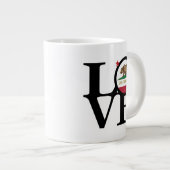 LIEFDE San Francisco Jumbo Koffie Mok 20oz (Voorkant rechts)
