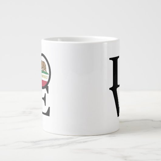 LIEFDE San Francisco Jumbo Koffie Mok 20oz (Voorkant)