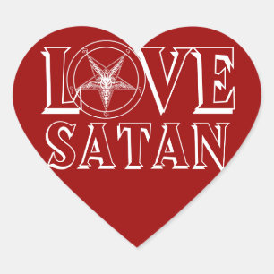 Liefde Satan stickers