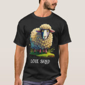 Liefde Schaap T-shirt (Voorkant)