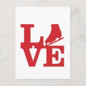 Liefde Schaats Briefkaart (Voorkant)