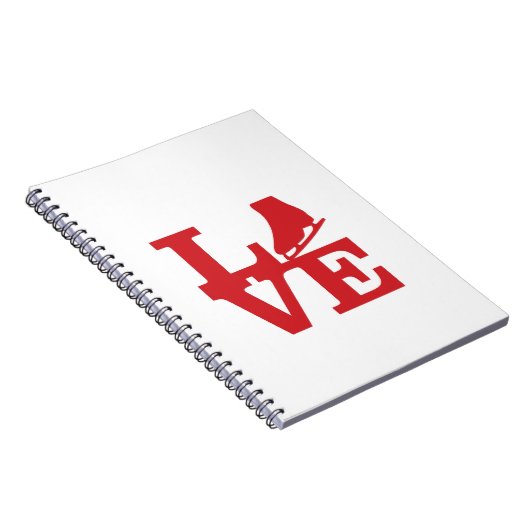 Liefde Schaats Notitieboek (Rechterzijde)