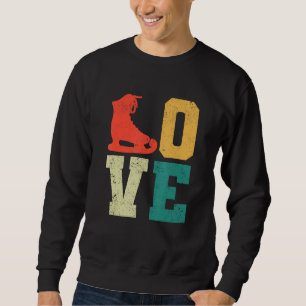 Liefde Schaats Team Fan Winter kunstschaatsen Ice  Trui