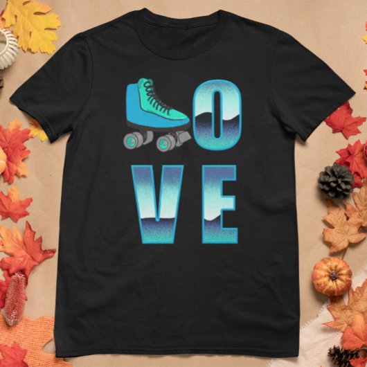 Liefde schaatsen t-shirt