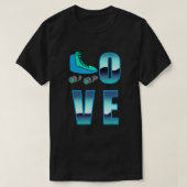 Liefde schaatsen t-shirt (Design voorkant)