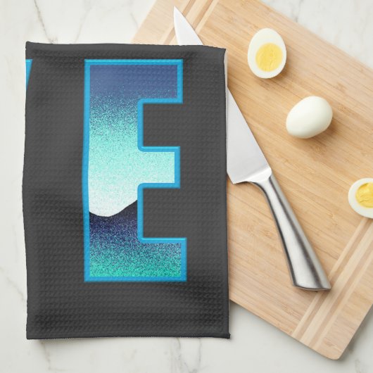 Liefde schaatsen theedoek (Quarter Fold)