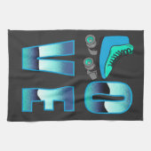 Liefde schaatsen theedoek (Horizontaal)