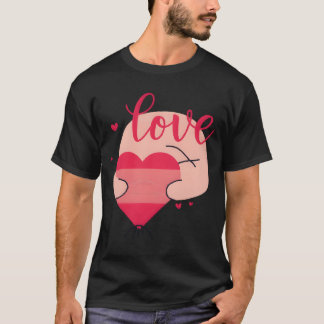 Liefde Schattig Mooie Liefde is schattig en mooi r T-shirt
