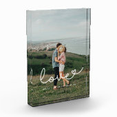 Liefde schattig speels script paar fotoblokken (Links)