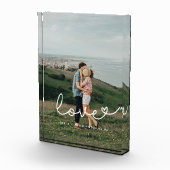 Liefde schattig speels script paar fotoblokken (Rechts)