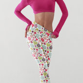 Liefde Schattige Kleurrijke Hart Buttonnen Valenti Leggings