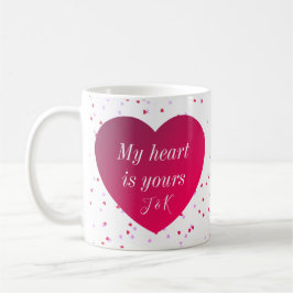 Liefde Schattigee Keepsake Red Heart Modern Valent Koffiemok