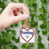 Liefde: Schilderen - Sleutelhanger (Hand)