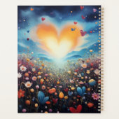 Liefde schittert heldere planner, ongedateerd, kal planner (Achterkant)