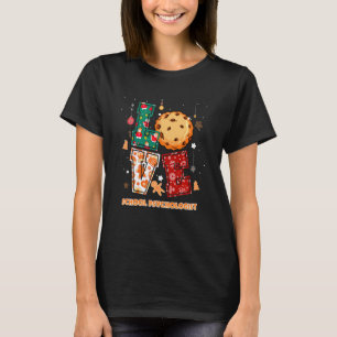 Liefde School Psycholoog Leraar Kerst Kleding T-shirt