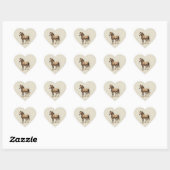 Liefde Schoon Arabisch Paard Dier Kunst Hart Sticker (Vel)