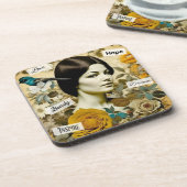 Liefde, Schoonheid, Inspireren, Droom en Hoop  Lad Bier Onderzetter (Linkerzijde)