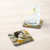 Liefde, Schoonheid, Inspireren, Droom en Hoop  Lad Bier Onderzetter (Rechterzijde)