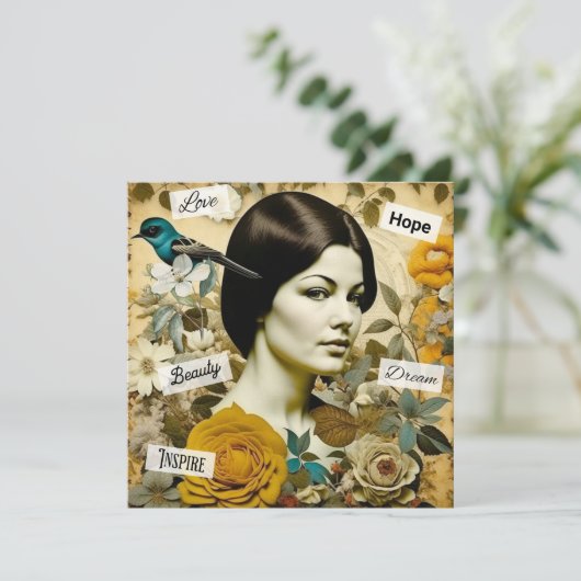 Liefde, Schoonheid, Inspireren, Droom en Hoop Vint (Staand voorkant)