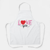 liefde schort (Voorkant)