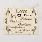 Liefde Schrift Save the Date Aankondigingskaart (Voorkant)