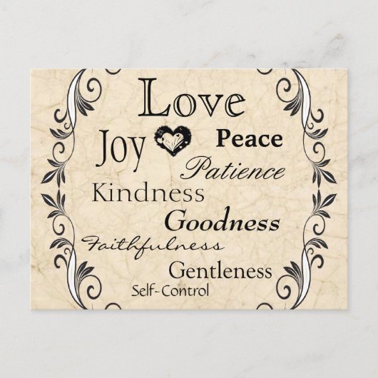 Liefde Schrift Save the Date Aankondigingskaart (Voorkant)