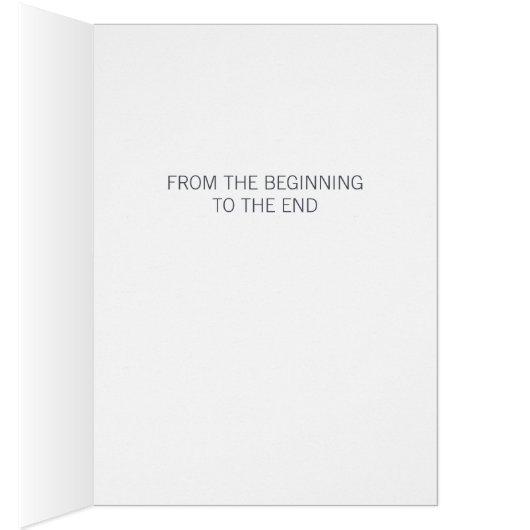 Liefde  schrijfmachine | Romantisch Wenskaart (Binnen (Rechts))