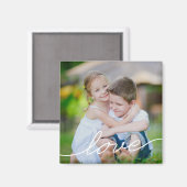LIEFDE Schrijven Gepersonaliseerde Fotomagneet Magneet (Voorkant / Achterkant)