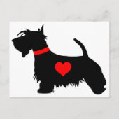 Liefde scottie briefkaart (Voorkant)