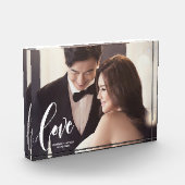 Liefde Script gepersonaliseerde bruiloft foto (Links)