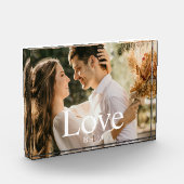 Liefde script koppels overdreven gepersonaliseerd fotoblokken (Links)