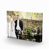 Liefde Script Overlay | Persoonlijke bruiloft foto (Rechts)