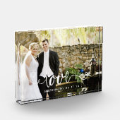 Liefde Script Overlay | Persoonlijke bruiloft foto (Links)