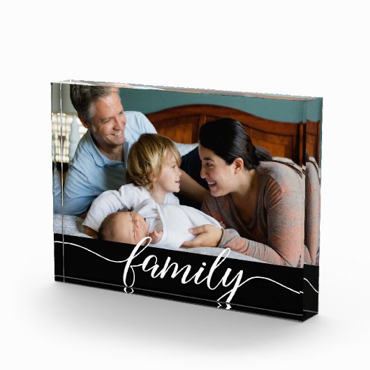 Liefde Script Persoonlijke familiefoto Fotoblokken (Rechts)