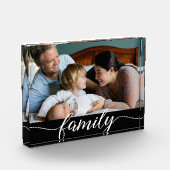 Liefde Script Persoonlijke familiefoto Fotoblokken (Links)