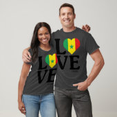 Liefde Senegal vintage T-shirt (Unisex)