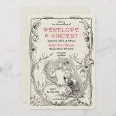  liefde serenade bruiloft uitnodiging (Voorkant / Achterkant)