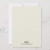  liefde serenade bruiloft uitnodiging (Achterkant)