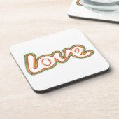Liefde Set van 6 Onderzetters (Linkerzijde)